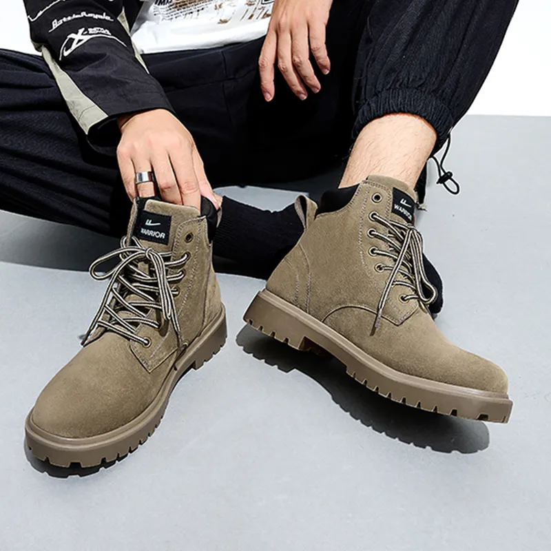 Warrior Crew Martin Boot Men's Brown Black-5