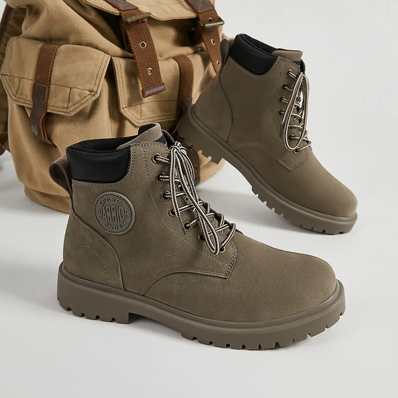 Warrior Crew Martin Boot Men's Brown Black-9