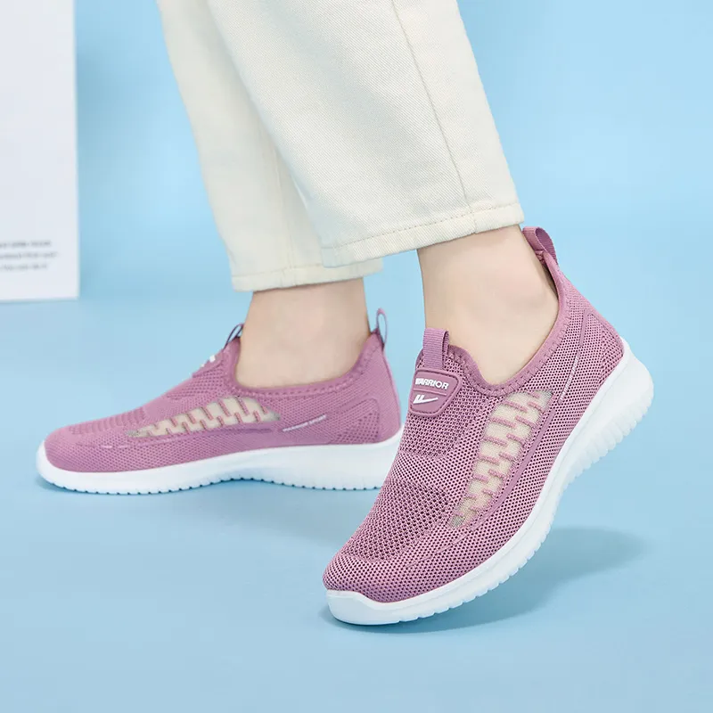 Warrior Low Top Casual Shoes Women's Dark Reddish Purple-5