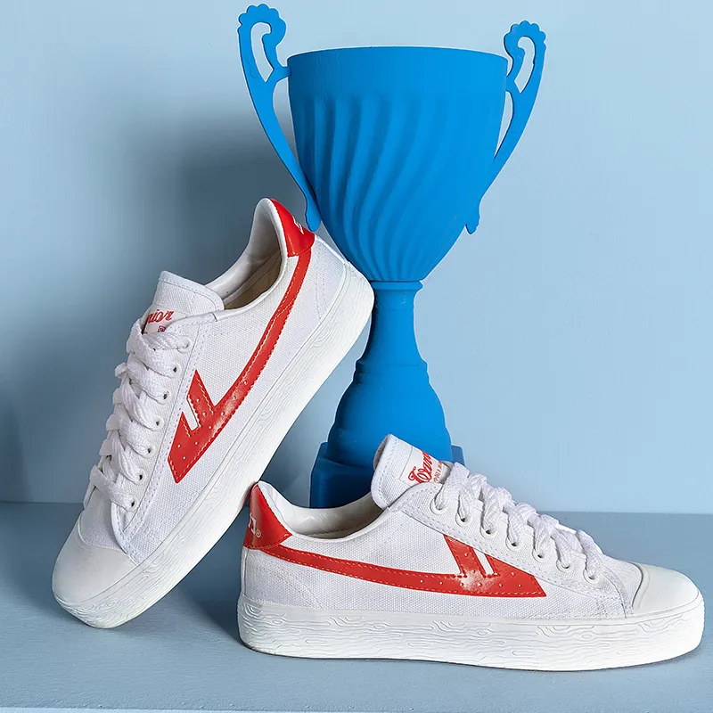 Warrior Warrior Anti-Slip And Wear-Resistant Lightweight Low-Top Canvas Shoes Unisex-2