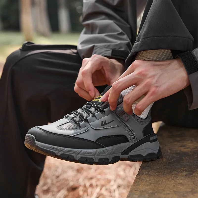 Warrior Rebound Height Increasing Grip Abrasion Resistant Breathable Slip Resistant Low Top Hiking Shoes Men's-13