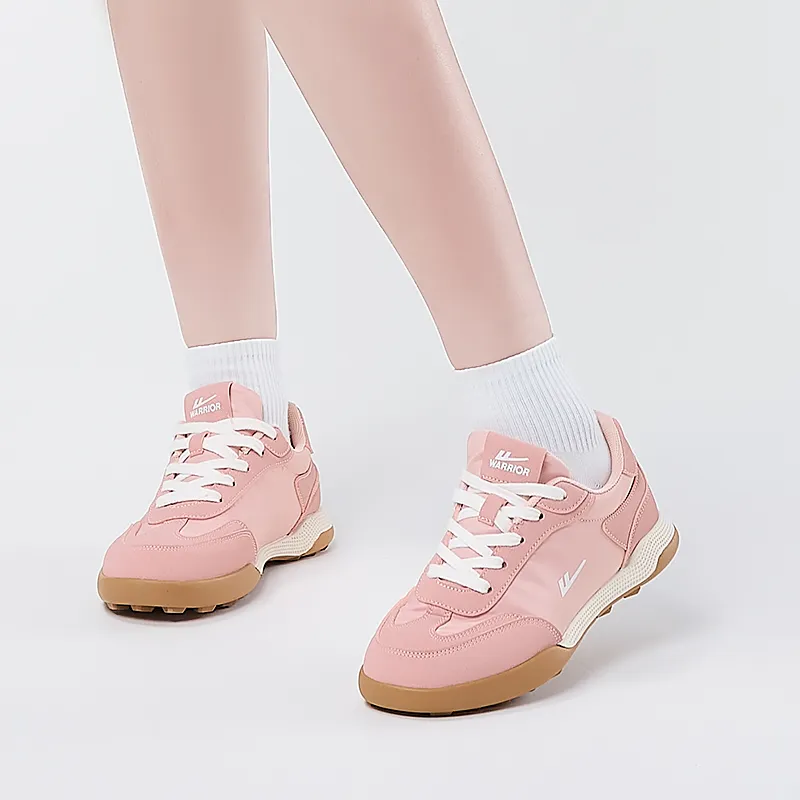 Warrior Wear-resistant Lightweight Breathable And Non-slip. Low-Top Casual Shoes Women's Pink-5