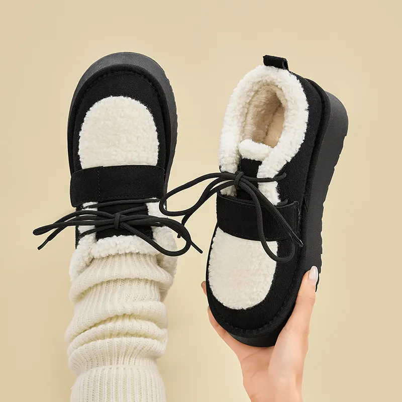 Warrior Ankle Length Snow Boots Women's Black-6