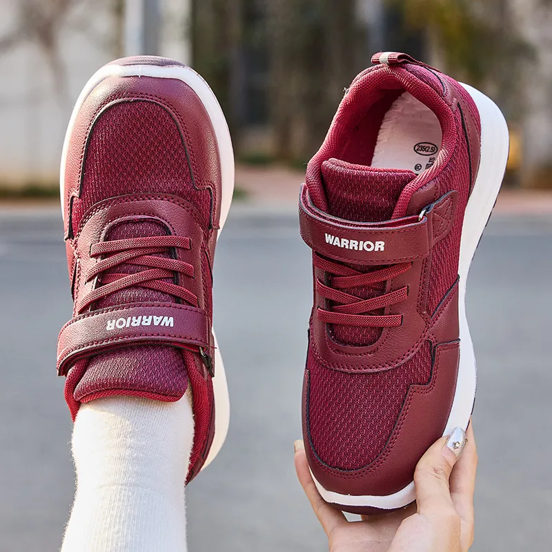 Warrior Anti Slip And Wear Resistant Lightweight Low Top Casual Shoes Women's Red-7