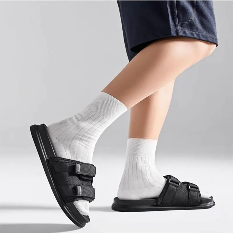 Warrior Slide Slippers Men's Phantom Black-7