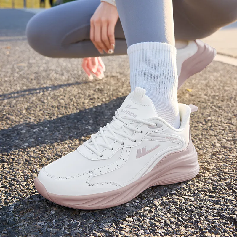 Warrior Cushioning Rebound Wear-Resistant Lightweight Slip-Resistant Low-Top Casual Running Shoes Women's-5