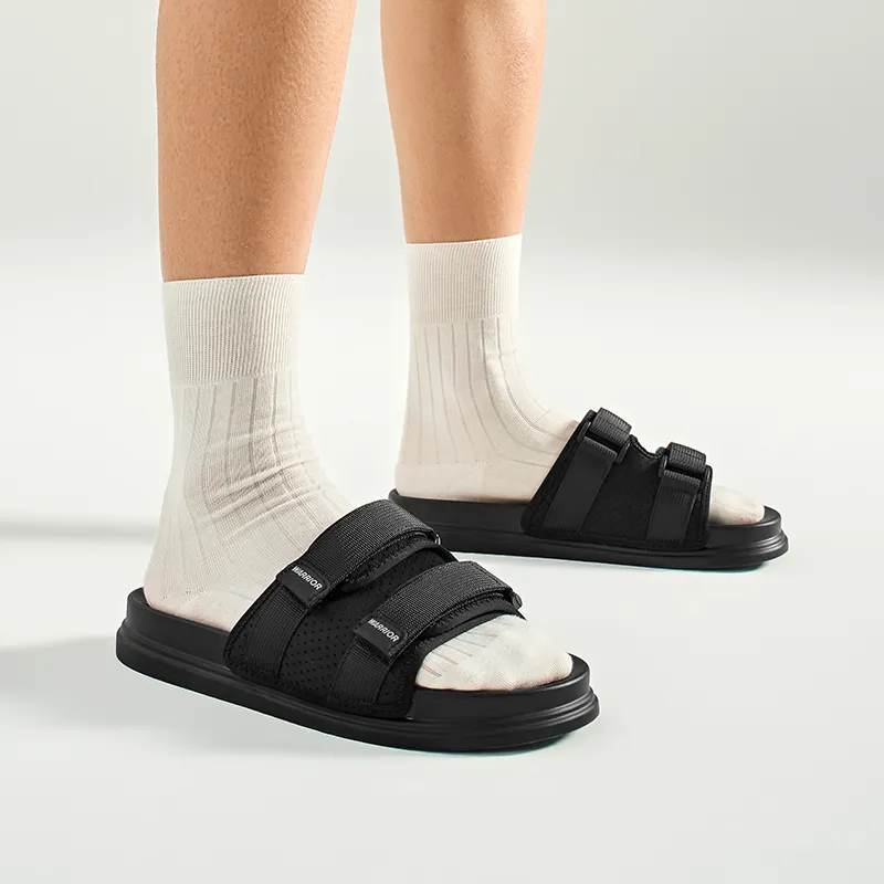 Warrior Slide Slippers Men's Phantom Black-6