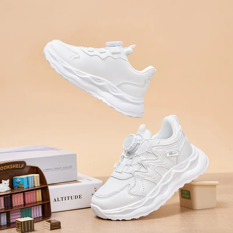 Warrior Abrasion Resistant Breathable Low Top Kids Lifestyle Shoes White Kids'-6