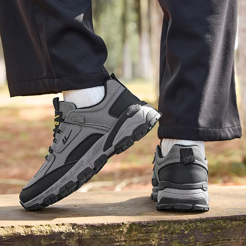 Warrior Rebound Height Increasing Grip Abrasion Resistant Breathable Slip Resistant Low Top Hiking Shoes Men's-12