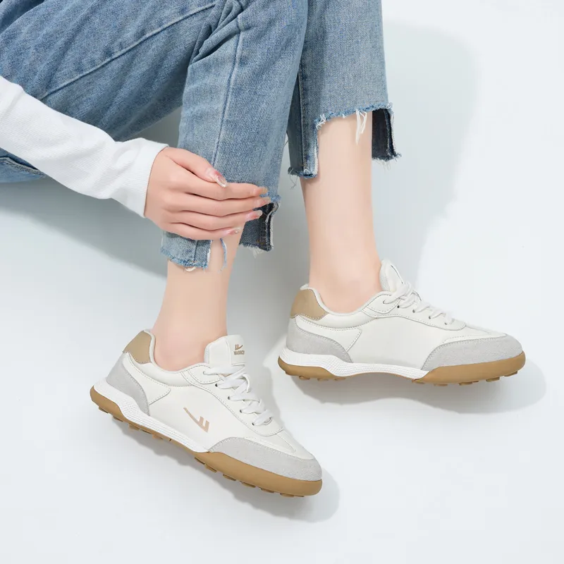 Warrior Low Top German Army Trainers Casual Shoes Unisex Beige Khaki-8