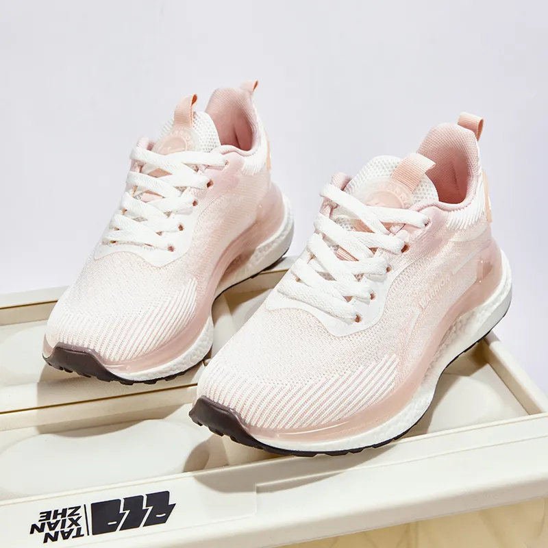 Warrior Wing Series Low Top Casual Running Shoes Women's Peach Pink-5