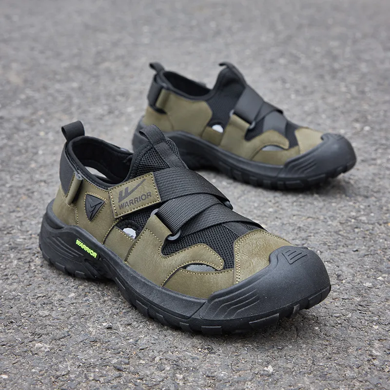 Warrior Grip, Abrasion Resistant, Slip Resistant River Trekking Shoes Men's Army Green/Black-4