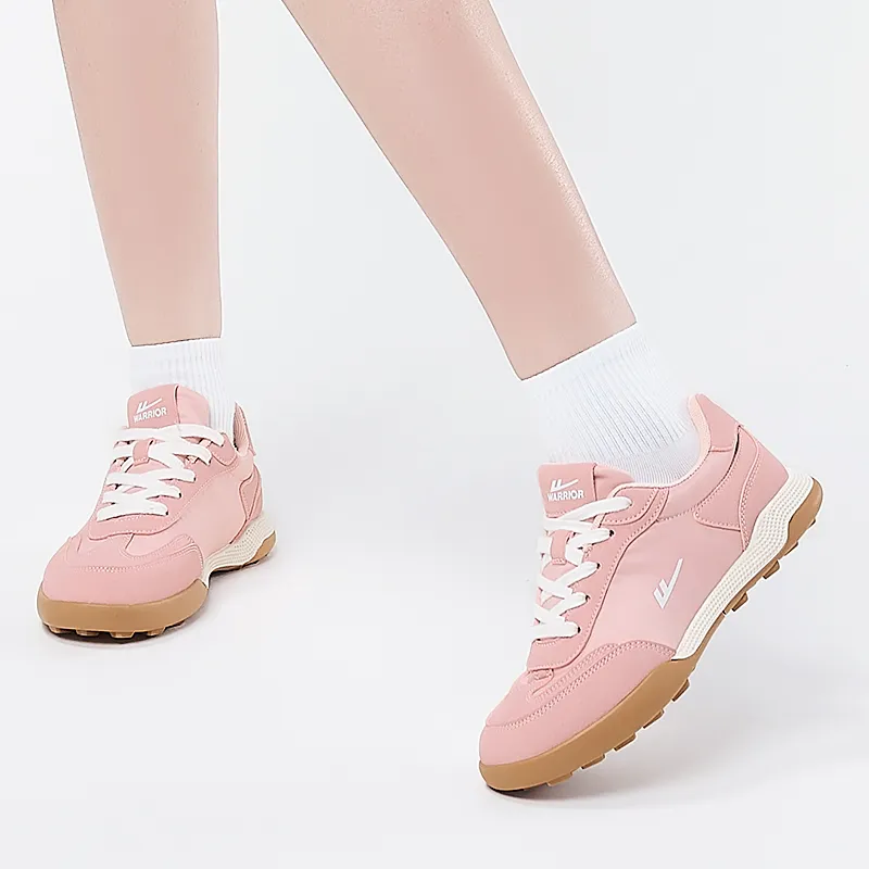 Warrior Wear-resistant Lightweight Breathable And Non-slip. Low-Top Casual Shoes Women's Pink-6