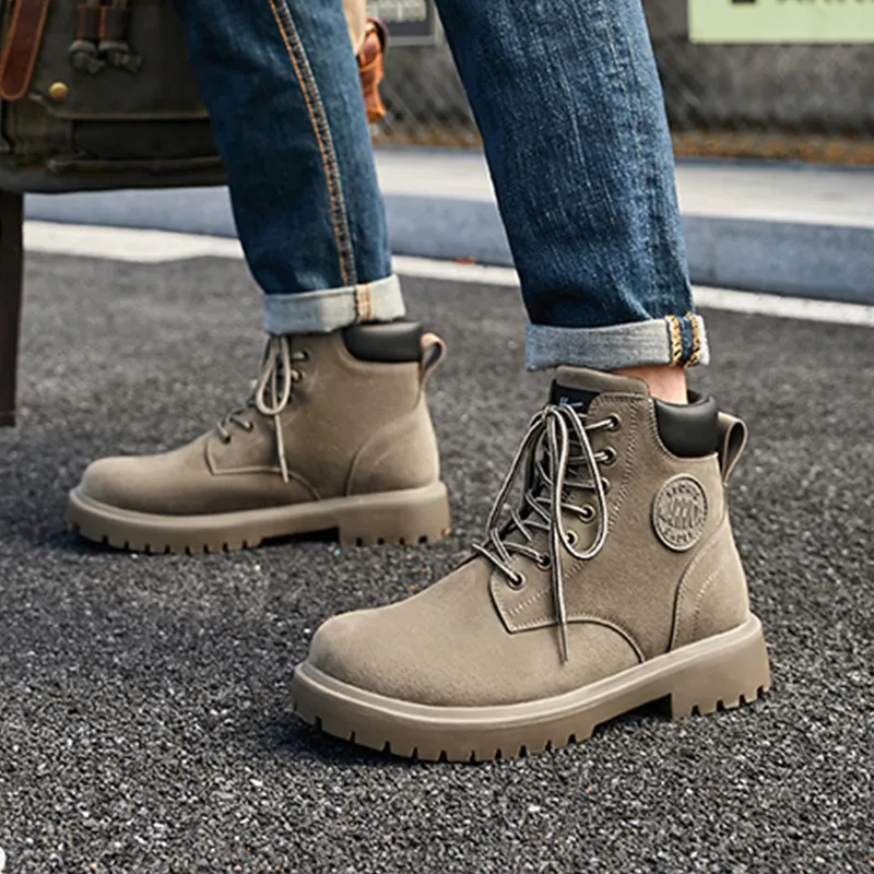 Warrior Crew Martin Boot Men's Brown Black-6