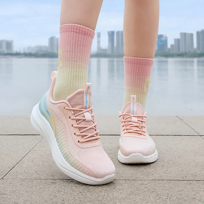 WARRIOR Running Shoes Women's Low Top Pink-7