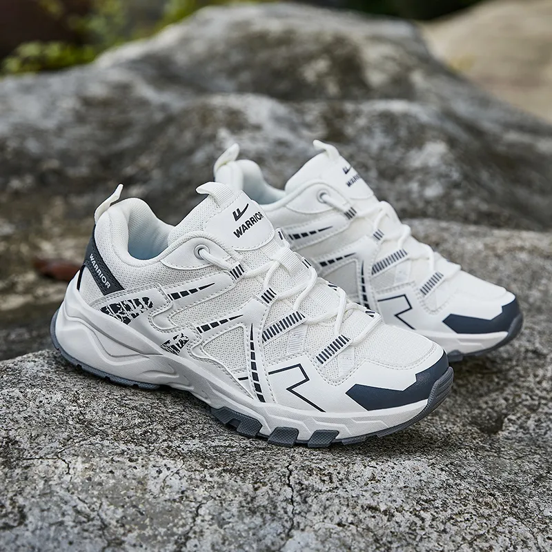 Warrior Cushioning Anti-Slip And Wear-Resistant Breathable Support Low-Top Outdoor Shoes Unisex-4