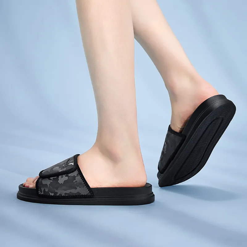 Warrior Slide Slippers Men's Phantom Black-7