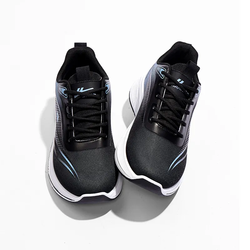 WARRIOR Running Shoes Men Low Top White Black Blue Gray-2