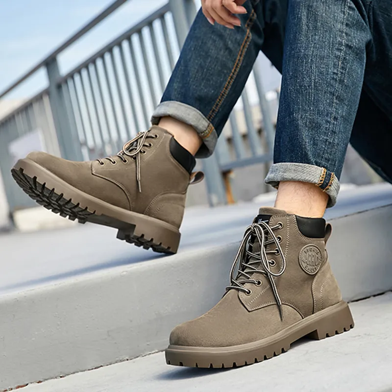 Warrior Crew Martin Boot Men's Brown Black-7