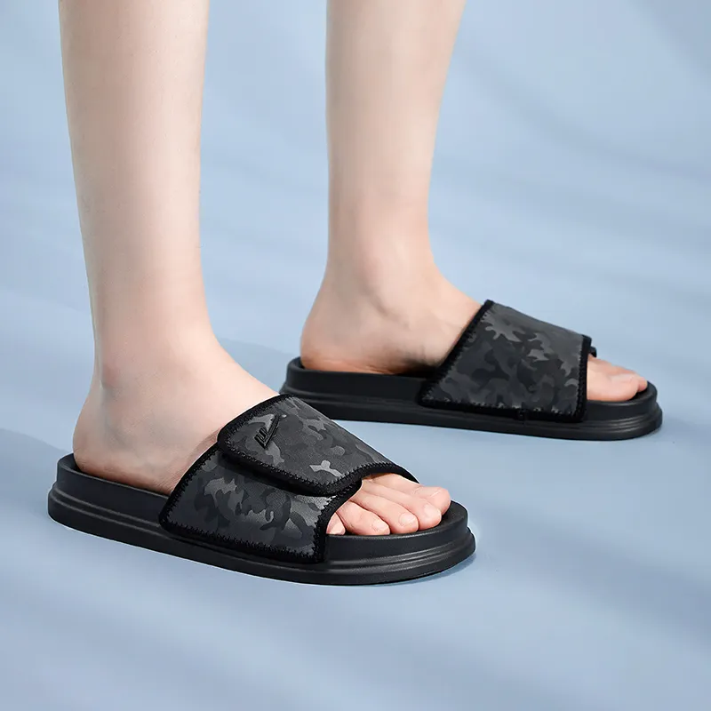 Warrior Slide Slippers Men's Phantom Black-5