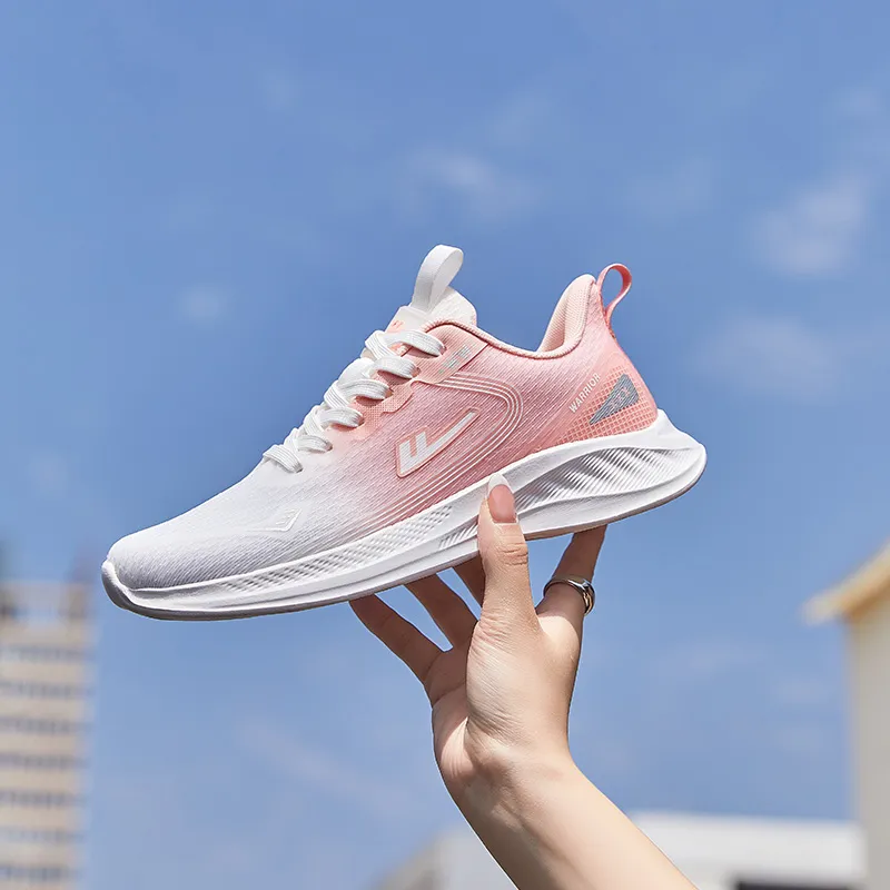 WARRIOR Running Shoes Women's Low Top Pink-6