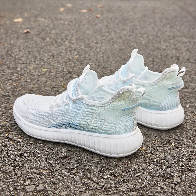 Warrior Wear resistant, Lightweight, Breathable, And Non slip. Casual Shoes Women's White Blue-6