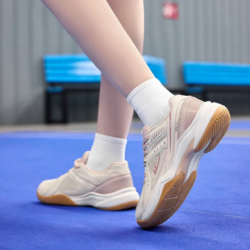 Warrior Cushioning Coverage Lightweight Low Top Training Shoes Women's Beige Pink-6