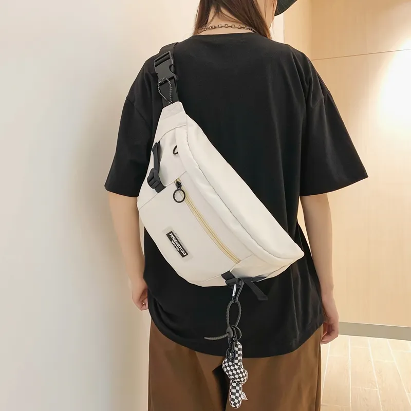 NIGEER Nylon Sling Bag Regular Unisex Black/White/Brown/Blue-10