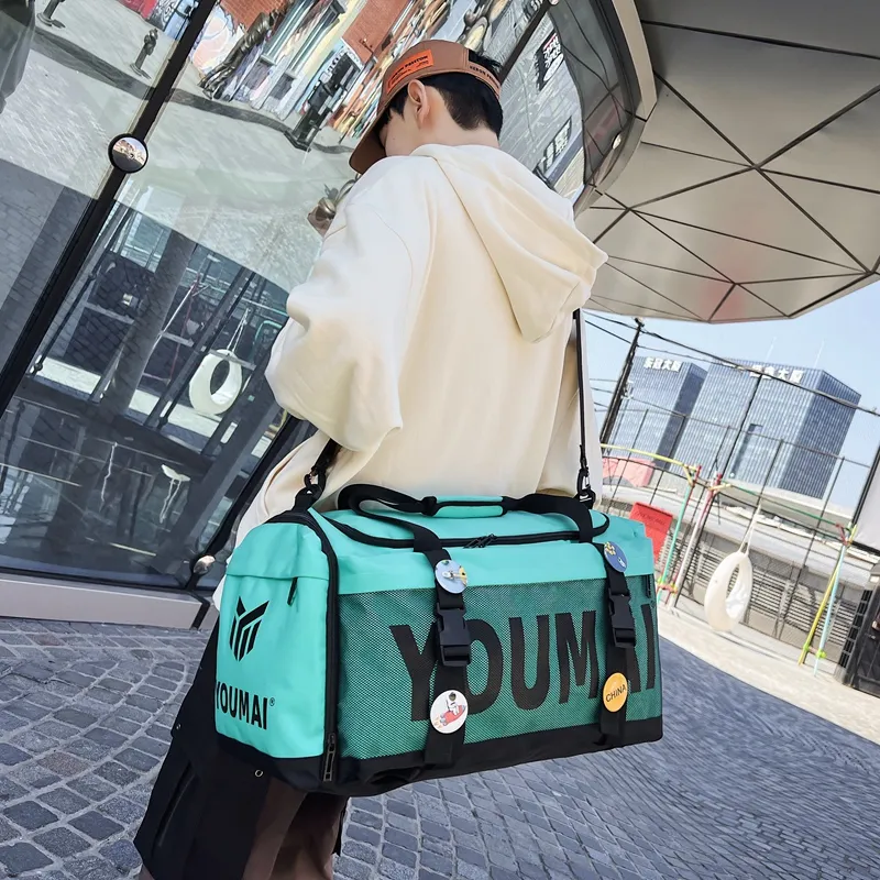 NIGEER Oxford Gym Bag Medium Size Unisex Black/Pink/Yellow/Army Green/Gray/Red/Turquoise-23