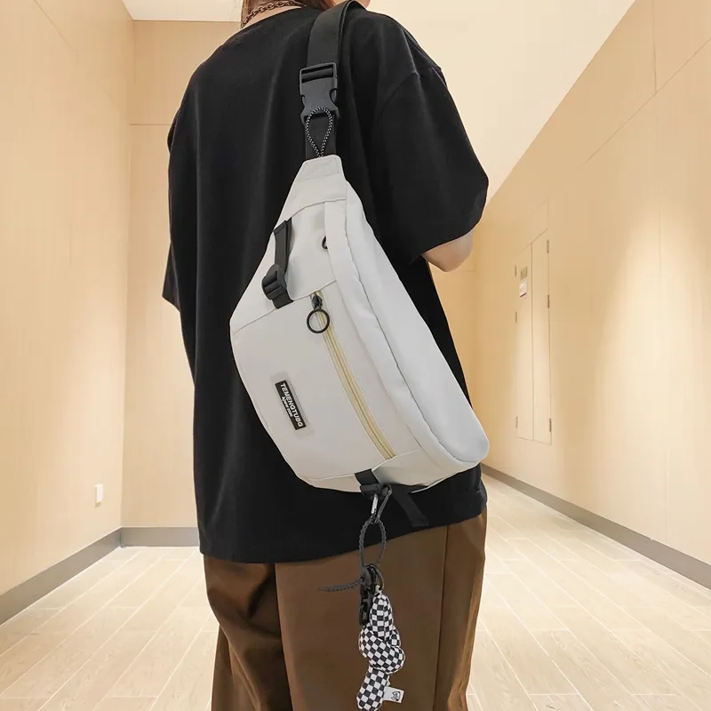 NIGEER Nylon Sling Bag Regular Unisex Black/White/Brown/Blue-8