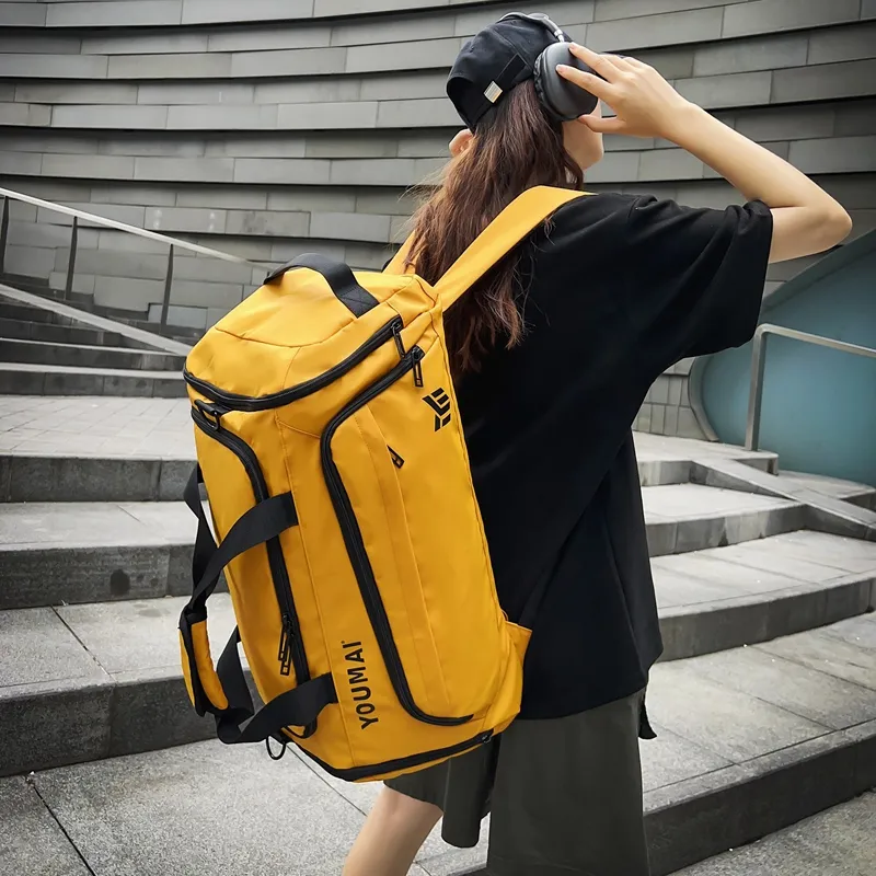 NIGEER Oxford Gym Bag Medium Size Unisex Orange/Army Green/Lake Blue/Khaki/Black/Gray/White/Yellow-34