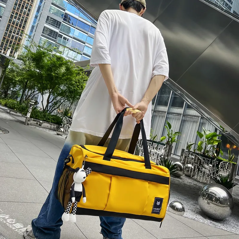 NIGEER Nylon Gym Bag Medium Size Unisex Multicolor-16