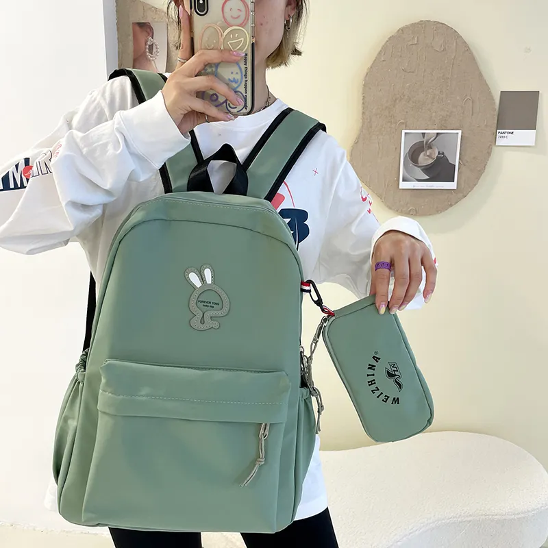 NIGEER High quality Fabric Backpack Regular Women's Multicolor-1