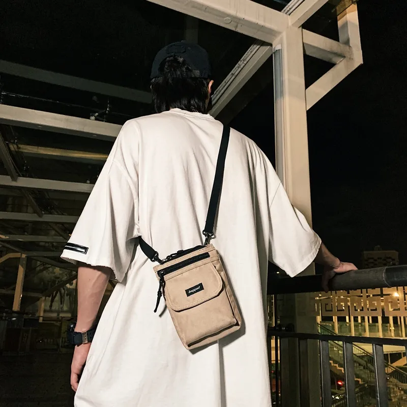 NIGEER Oxford Crossbody Bag Regular Unisex Black/Purple/Khaki/Green-14
