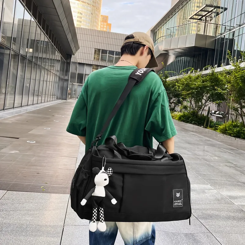 NIGEER Nylon Gym Bag Medium Size Unisex Multicolor-1