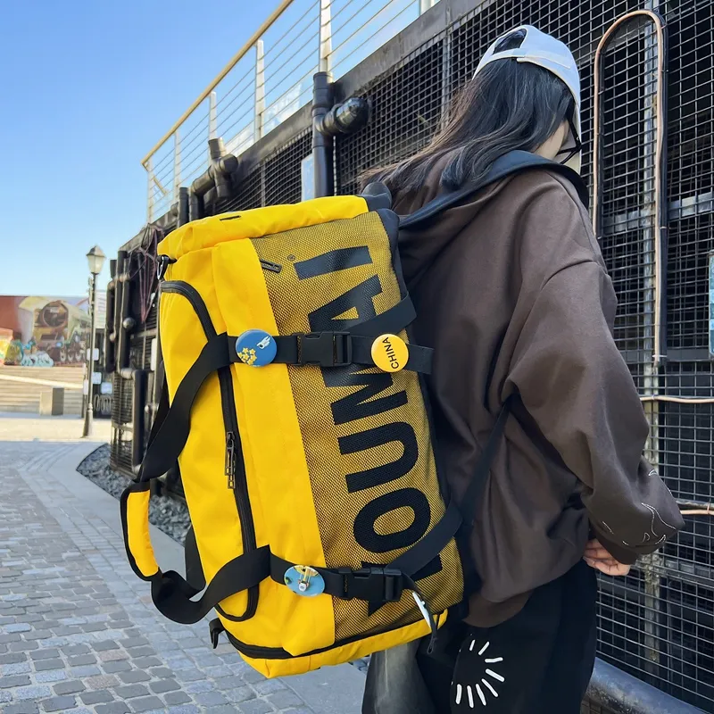 NIGEER Oxford Gym Bag Medium Size Unisex Black/Pink/Yellow/Army Green/Gray/Red/Turquoise-8