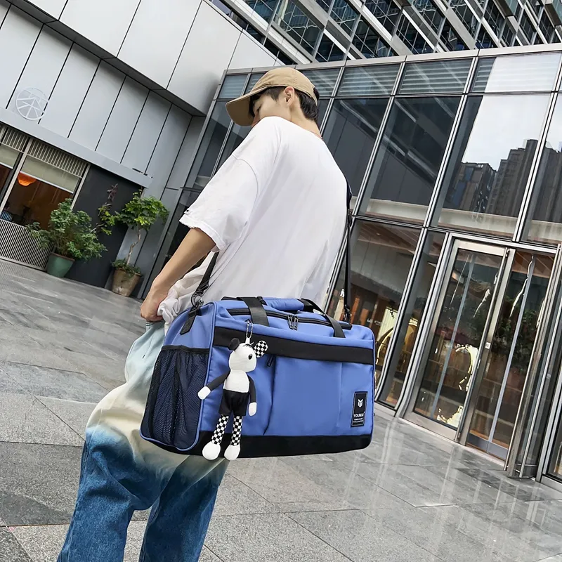 NIGEER Nylon Gym Bag Medium Size Unisex Multicolor-11