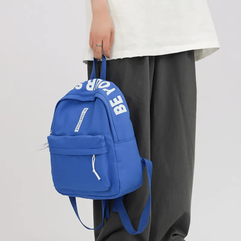 NIGEER Nylon Backpacks Regular Women's White Red & Black/White Blue & Black/Black/Blue-6