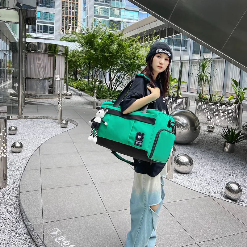 NIGEER Nylon Gym Bag Medium Size Unisex Multicolor-33