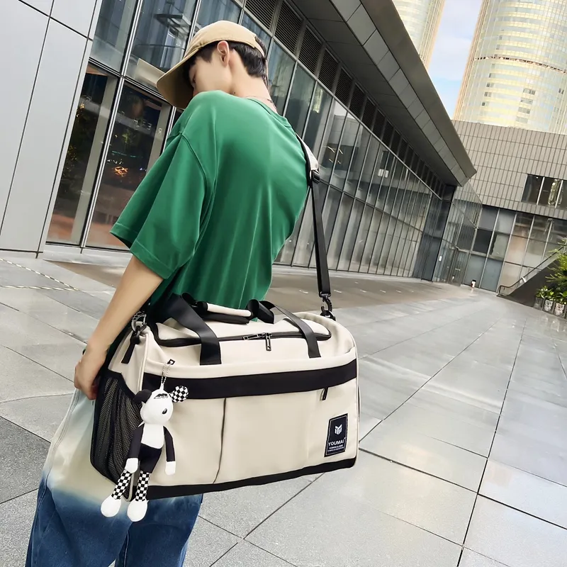 NIGEER Nylon Gym Bag Medium Size Unisex Multicolor-29