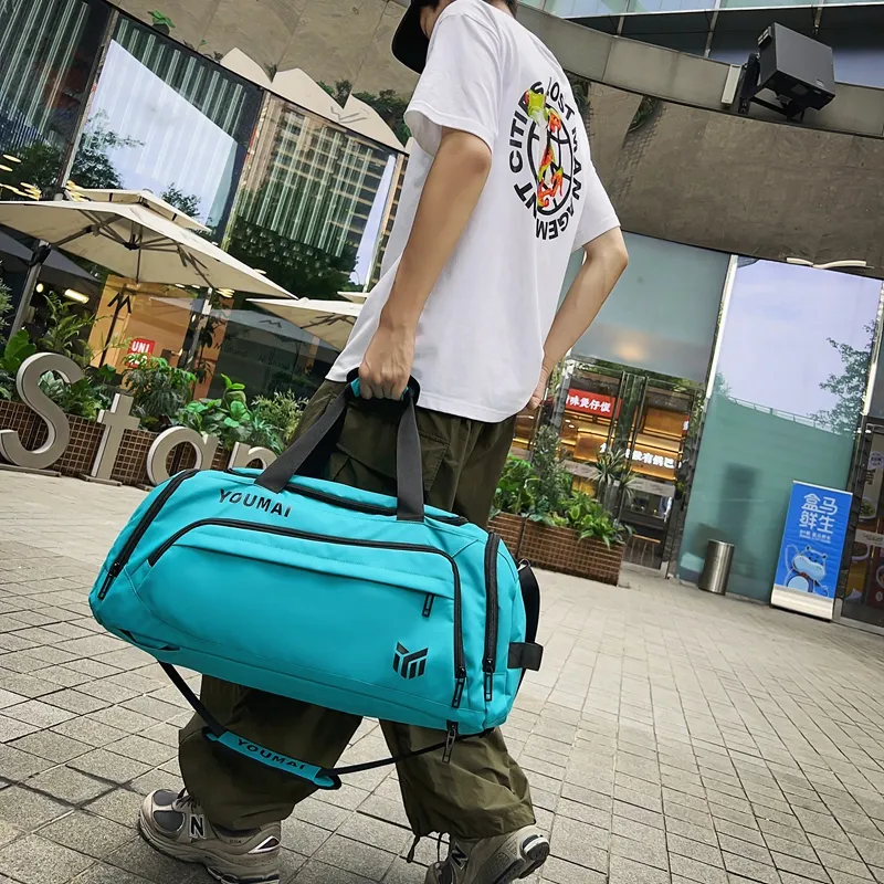 NIGEER Oxford Gym Bag Medium Size Unisex Orange/Army Green/Lake Blue/Khaki/Black/Gray/White/Yellow-13