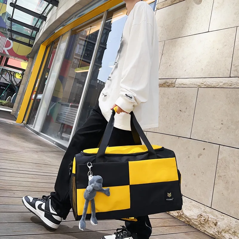 NIGEER Oxford Gym Bag Medium Size Unisex Multicolor-12