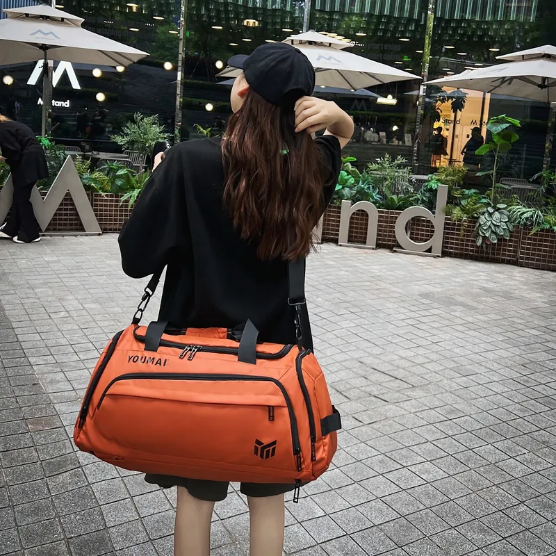 NIGEER Oxford Gym Bag Medium Size Unisex Orange/Army Green/Lake Blue/Khaki/Black/Gray/White/Yellow-1