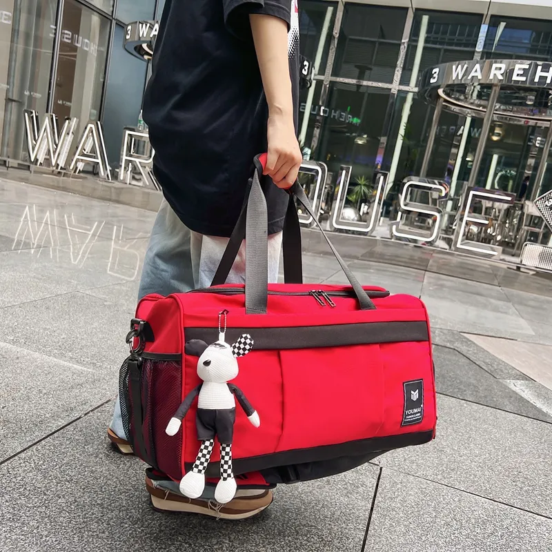 NIGEER Nylon Gym Bag Medium Size Unisex Multicolor-7