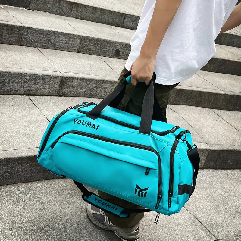 NIGEER Oxford Gym Bag Medium Size Unisex Orange/Army Green/Lake Blue/Khaki/Black/Gray/White/Yellow-14