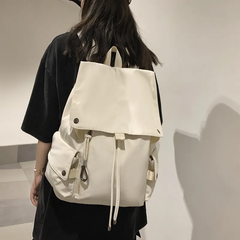 NIGEER Nylon Backpack Regular Unisex Red/Blue/Black/White-20