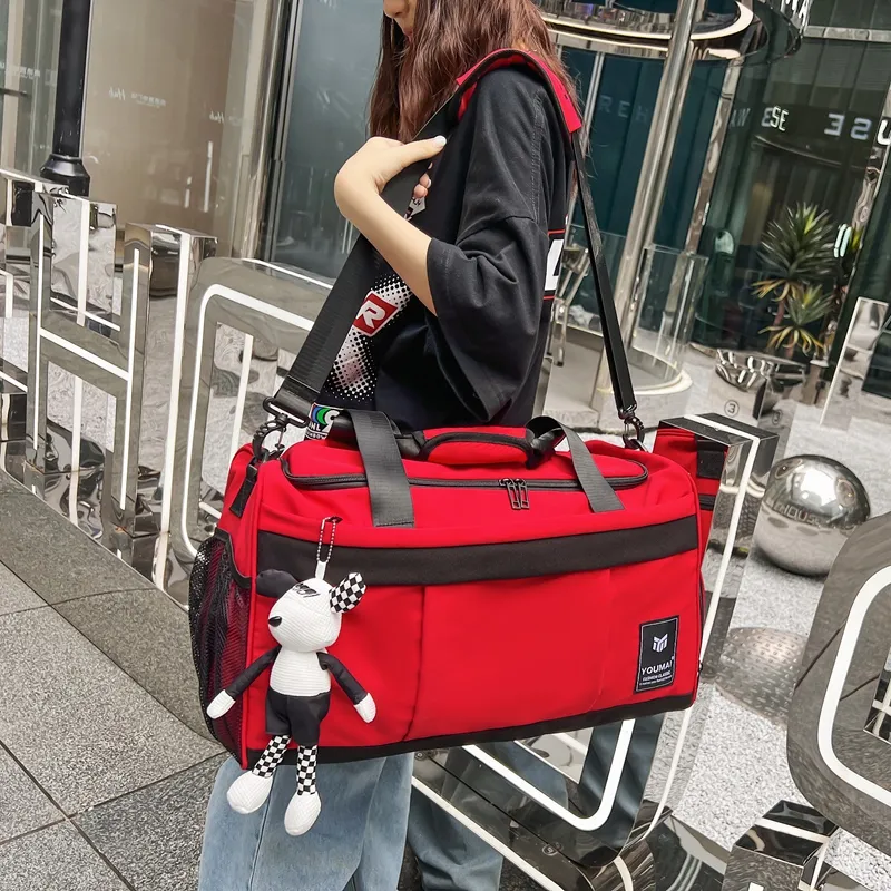 NIGEER Nylon Gym Bag Medium Size Unisex Multicolor-5