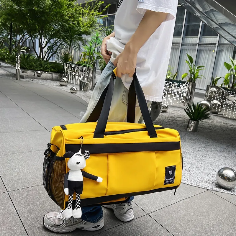 NIGEER Nylon Gym Bag Medium Size Unisex Multicolor-18