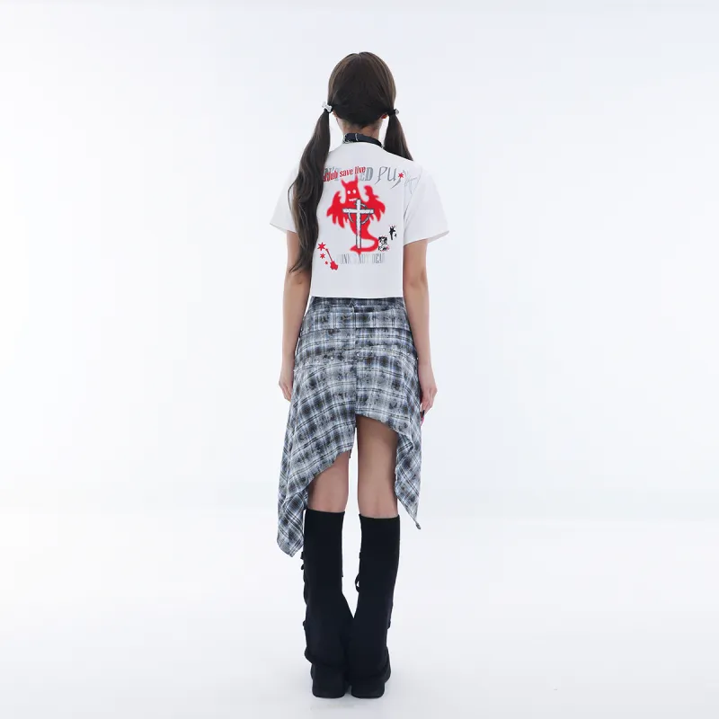 LBPC x Beam Mix With Kimchi Casual Short Skirts Women's-2