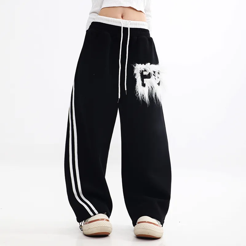 LBPC x LIANGBANPAOCAI LIANMINGKUAN Casual Pants Unisex Black-2